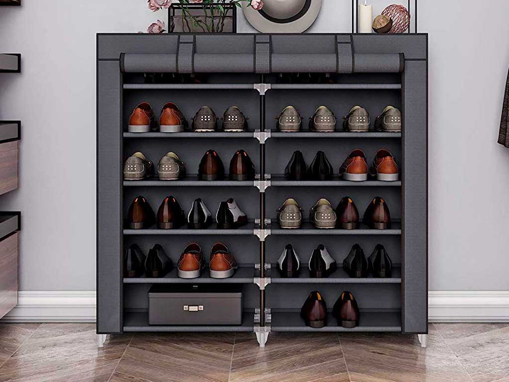 The Best 10 Tiers Shoes Rack with Dustproof Cover of 2022