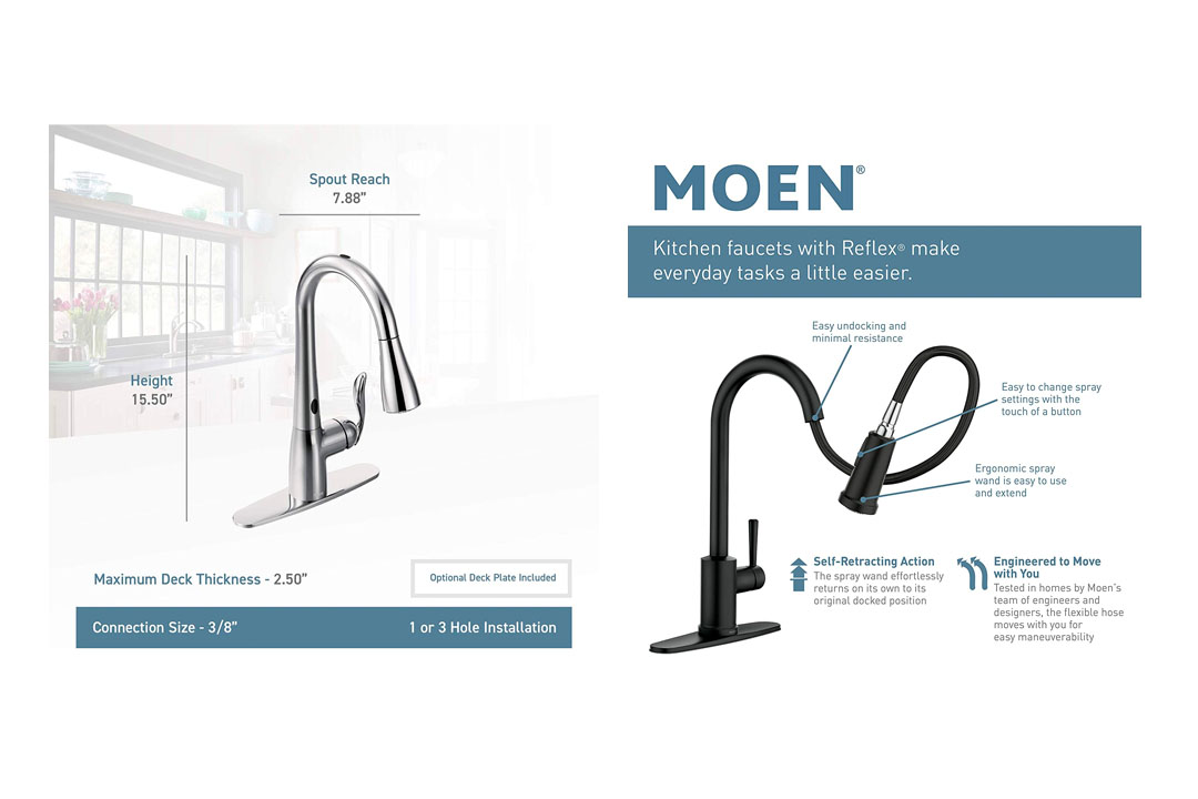 Moen 7594ESRS Arbor Motionsense