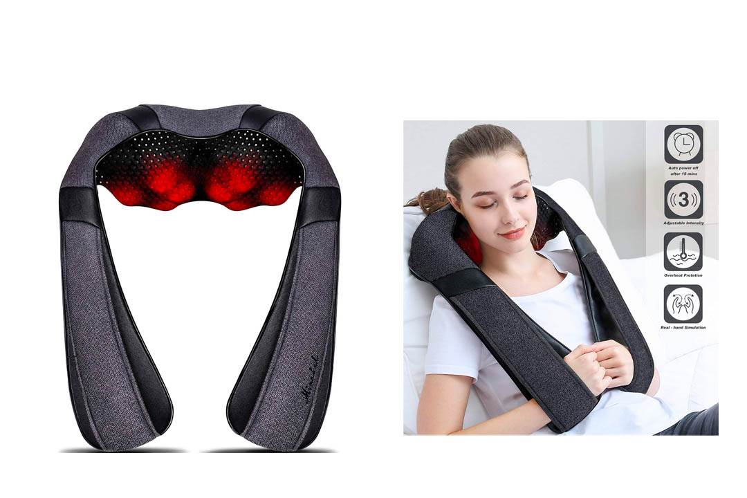 Back Massager, Shiatsu Back Neck Massager with Heat