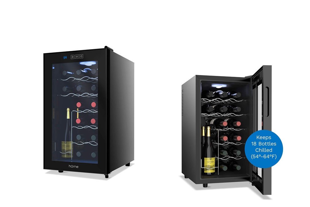 Home labs 18 Bottle Winery Cooler Free Standing Single Zone Fridge