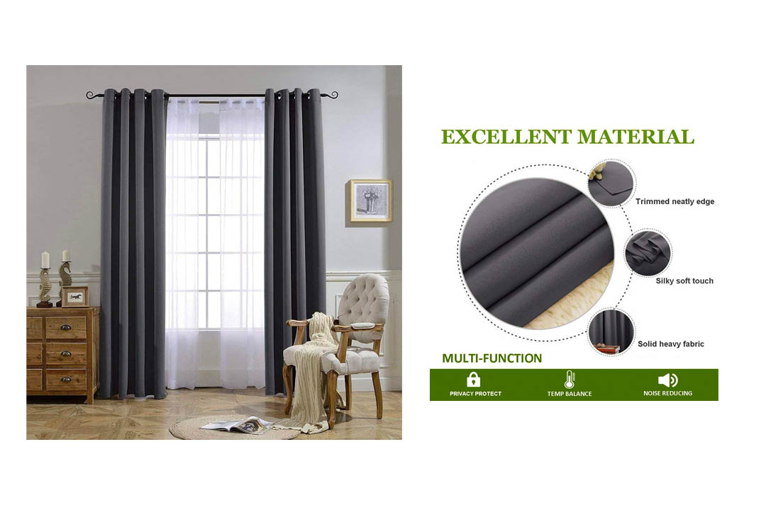 NICETOWN backout Curtain Panels for Bedroom