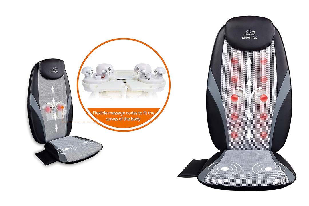 Snailax Shiatsu Massage Cushion with heat Massage Chair