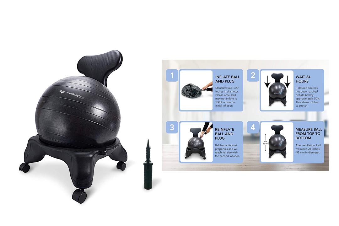 PharMeDoc Balance Ball Chair