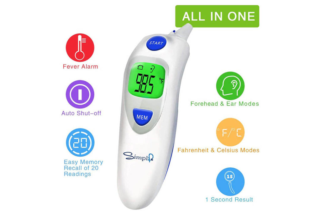 The 10 Most Accurate Forehead and Ear Thermometer for Kids VK Perfect