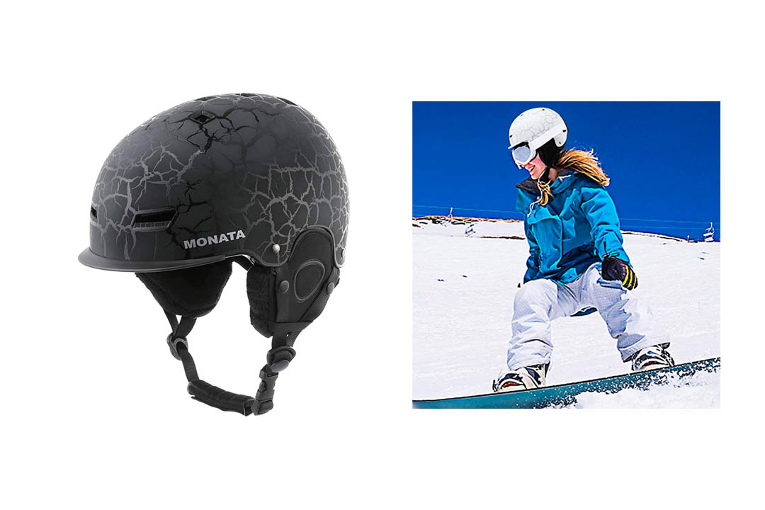 MONATA Adult Ski Snowboard Helmet