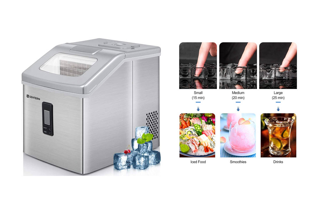 Sentern Portable Electric Clear Ice Maker Machine