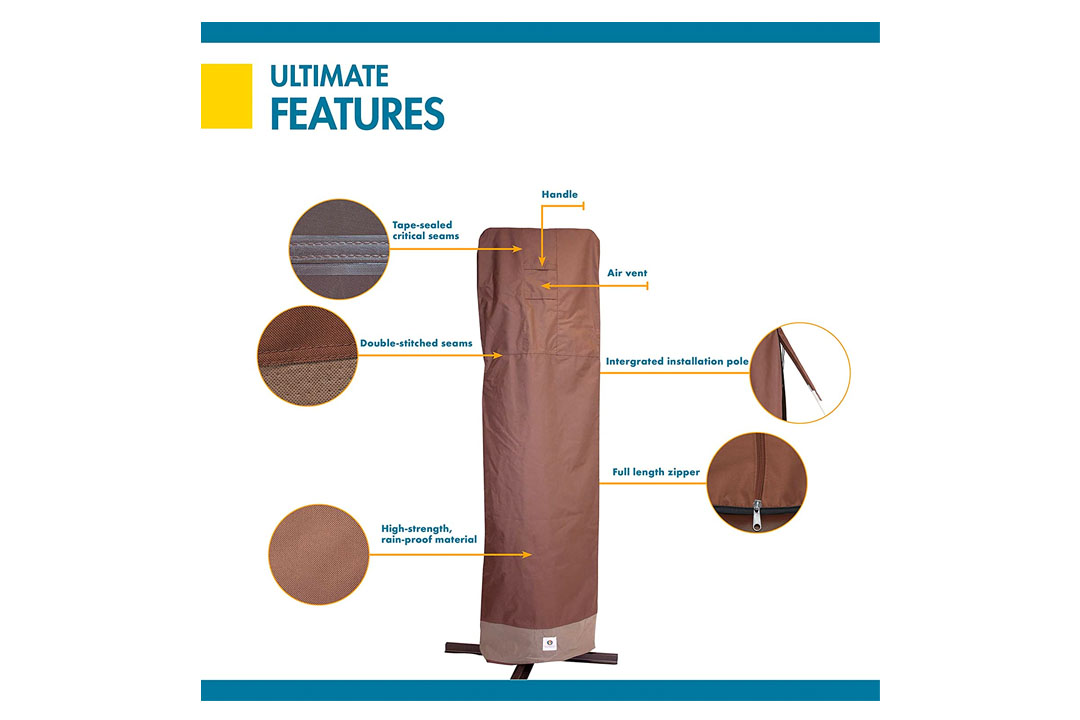 Duck Covers Ultimate offset patio Umbrella Cover