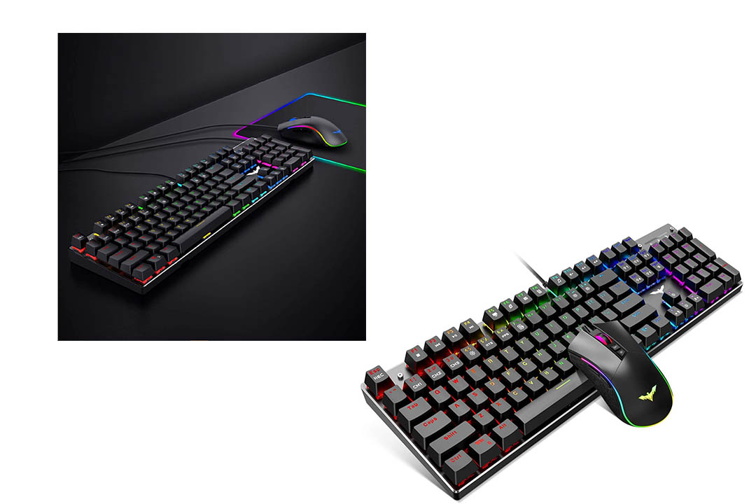 Havit Mechanical Gaming Keyboard and Mouse Combo Blue Switch