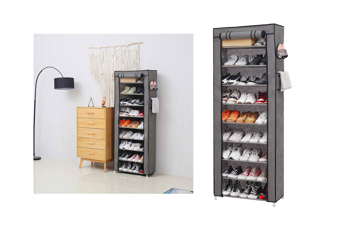 PENGKE 10 Tiers Shoe Rack