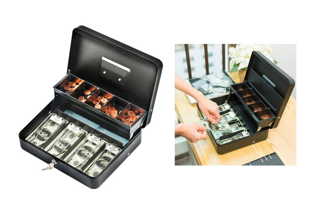 Top 10 Best Cash Box with Money Tray and Lock (of 2022) Review