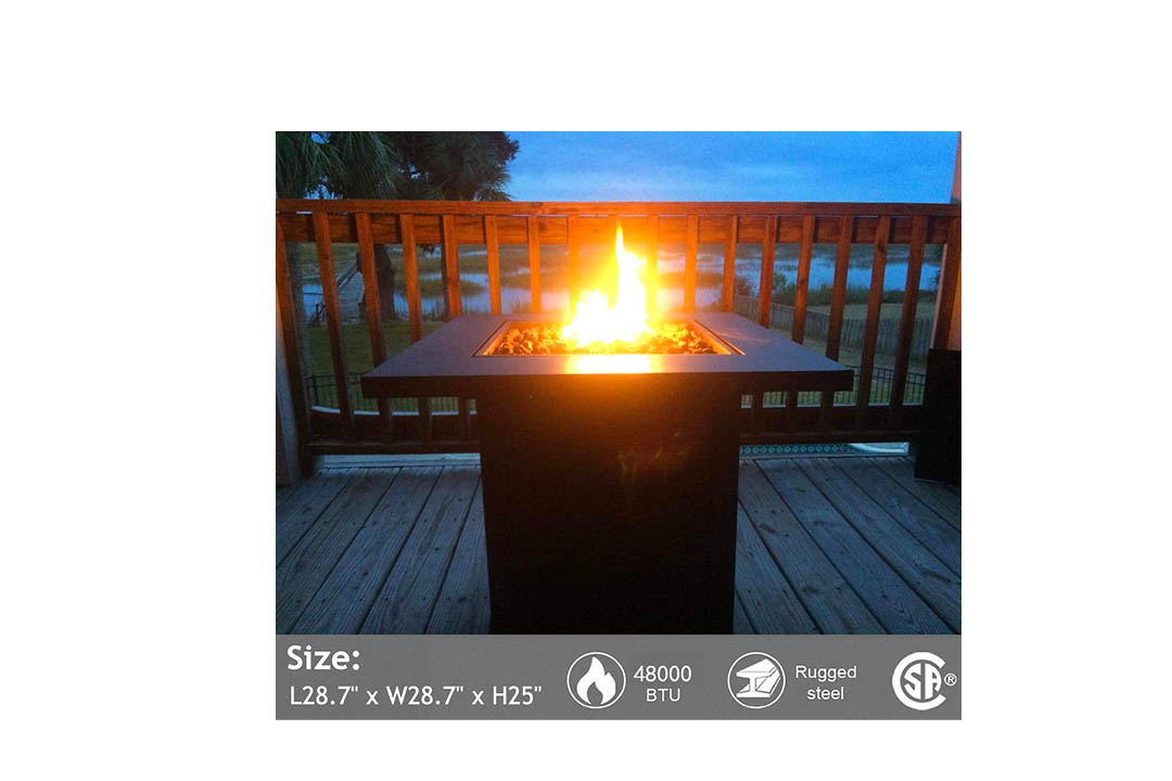 Portable Propane Gas Fire Pit Table
