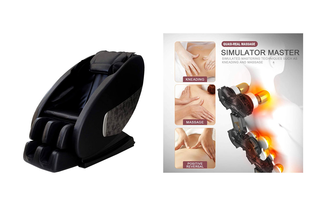 Shiatsu Massager with Heat and Foot Rollers