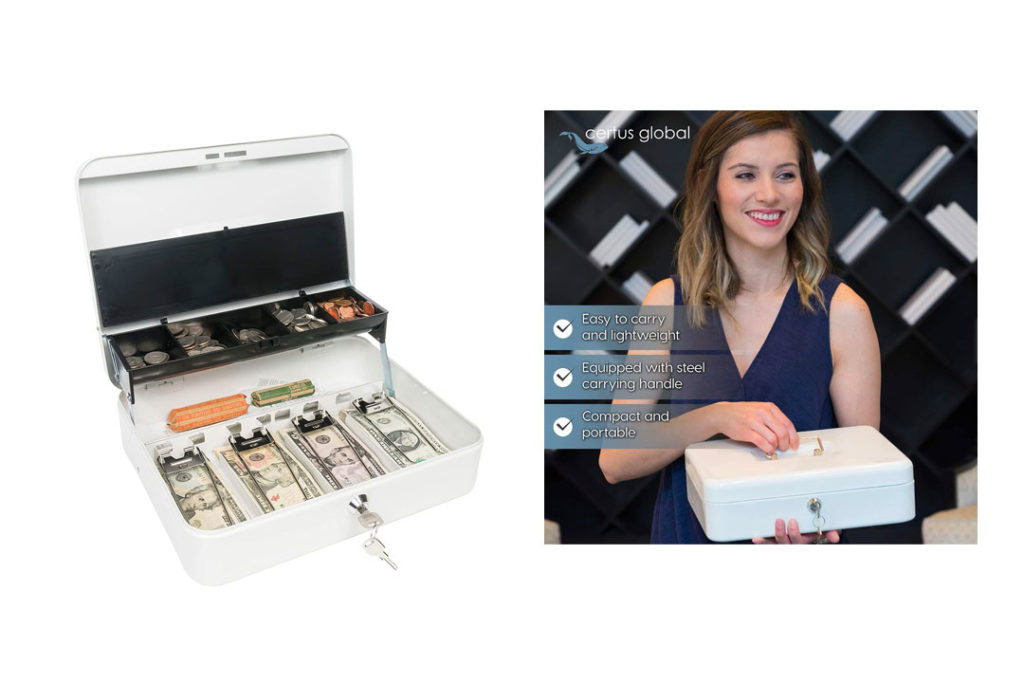 Top 10 Best Cash Box with Money Tray and Lock (of 2022) Review