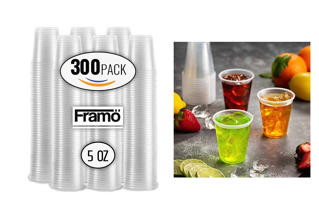 5 Oz Clear Plastic Cups by Framo