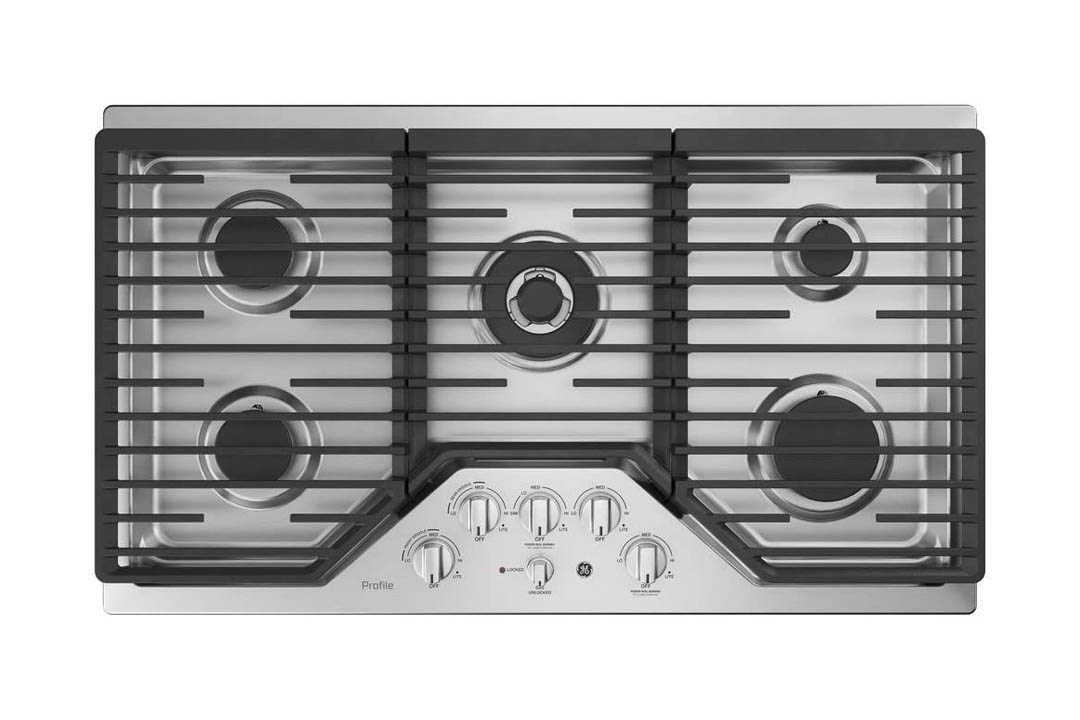 GE PGP9036SLSS 36 Inch Gas Cooktop