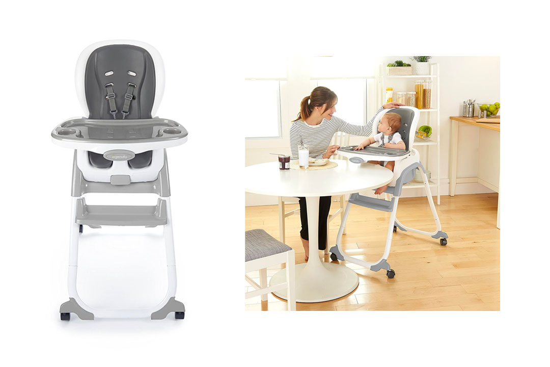 Ingenuity SmartClean Trio 3-In-1 High Toddler Chair