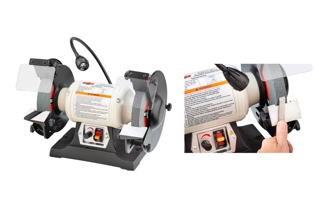 Shop Fox W1840 Variable Speed Grinder with Light