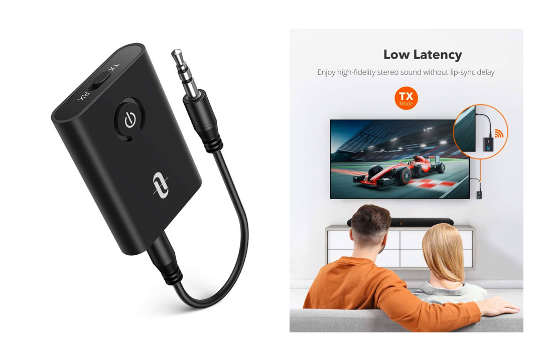 TaoTronics Bluetooth 5.0 Transmitter and Receiver