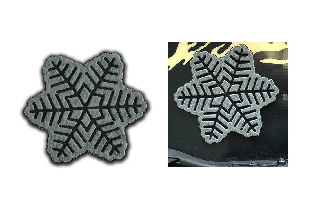 Toejamr Stomp Pad - Snowflake - Gray