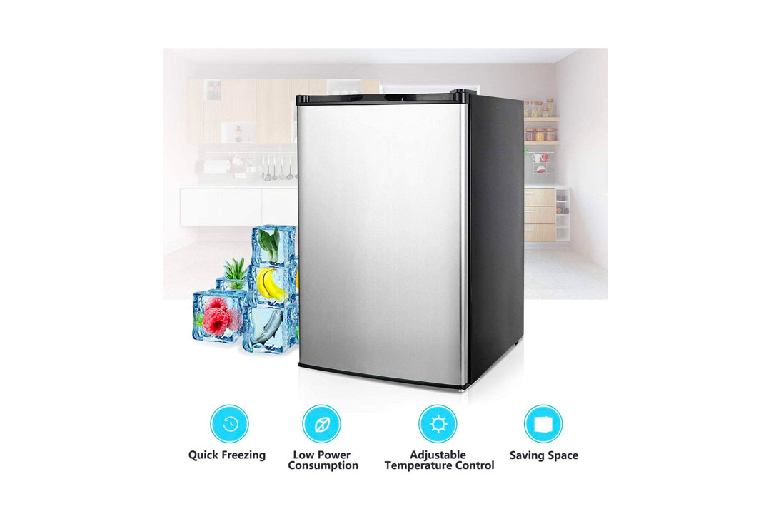 COSTWAY Compact Single Door Upright Freezer