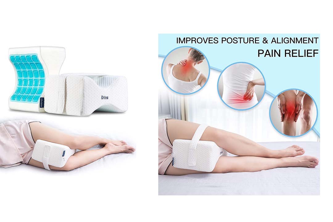 Elviros Knee Pillow for Side Sleepers