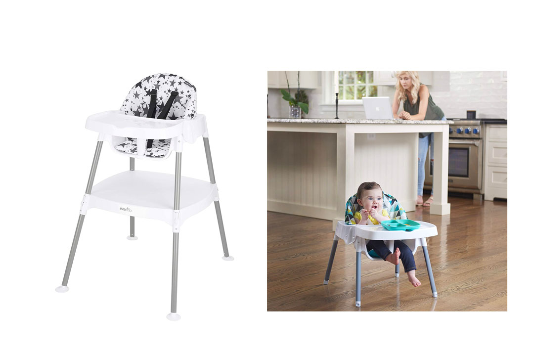 Evenflo 4-In-1 eat grow Convertible High Chair