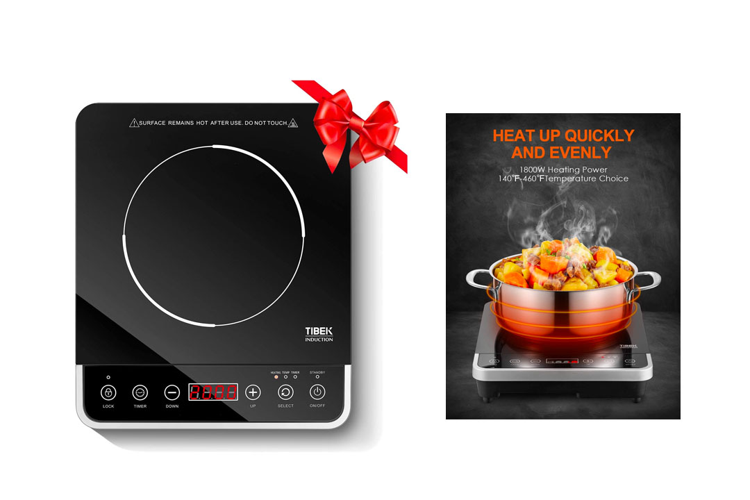 Induction Cooktop, 1800 Watt Portable