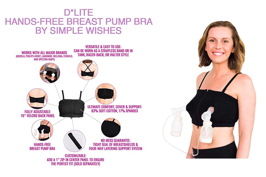 Simple Wishes D Lite Hands Free Pumping Bra