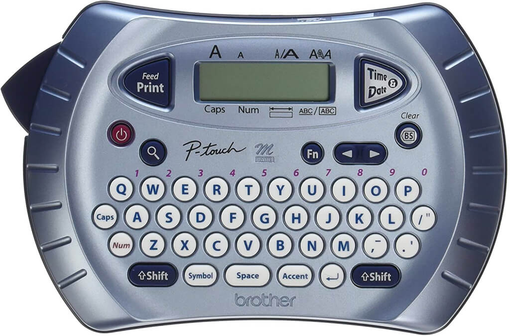 2. Brother P-touch Label Maker, Personal Handheld Labeler